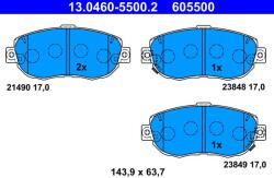 ATE Sada brzdových platničiek kotúčovej brzdy ATE 13.0460-5500.2 (13.0460-5500.2)