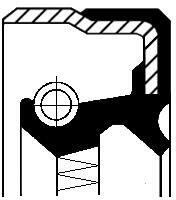 CORTECO Tesniaci krúżok hriadeľa pomocného pohonu CORTECO 01034692 (01034692)