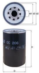 MAHLE Olejový filter MAHLE OC 206 (OC 206)