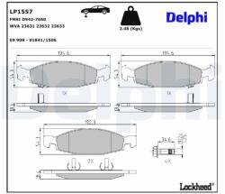 DELPHI Klocki Ham. Jeep Cherokee (lp1557)