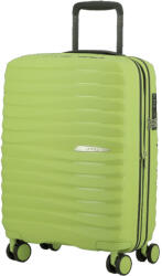Jump neonzöld polypropylén négy kerekű kicsi bőrönd w20 xwave