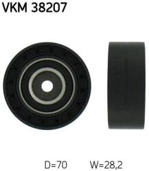 SKF Vratná/vodiaca kladka rebrovaného klinového remeňa SKF VKM 38207 (VKM 38207)