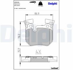 DELPHI Klocki Ham. Bmw 1/3 (lp2121)