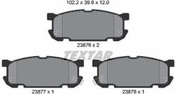 TEXTAR Sada brzdových platničiek kotúčovej brzdy TEXTAR 2387601 (2387601)
