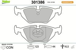 VALEO Sada brzdových platničiek kotúčovej brzdy VALEO 301386 (301386)