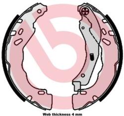 BREMBO Sada brzdových čeľustí BREMBO S 61 544 (S 61 544)