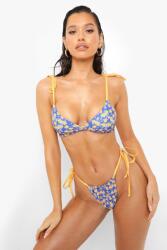 Boohoo bikini felső virágos megkötős Xxj bld M