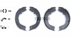 TEXTAR Sada brzd. čeľustí parkov. brzdy TEXTAR 91066000 (91066000)