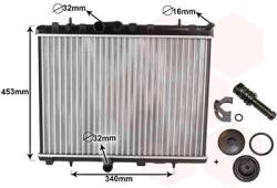 VAN WEZEL Chladič motora VAN WEZEL 40002255 (40002255)