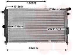 VAN WEZEL Chladič motora VAN WEZEL 37002190 (37002190)