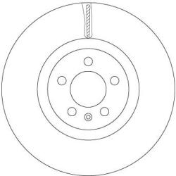 TRW Brzdový kotúč TRW DF6983S (DF6983S)