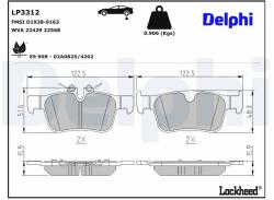 DELPHI Klocki Ham. Volvo S90 16- Tyl (lp3312)
