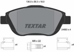 TEXTAR Sada brzdových platničiek kotúčovej brzdy TEXTAR 2488301 (2488301)