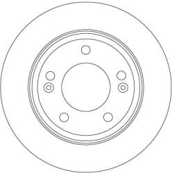 TRW Brzdový kotúč TRW DF6937 (DF6937)
