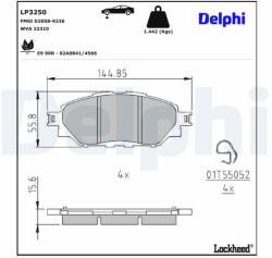 DELPHI Klocki Ham. Toyota Hi-lux 15- (lp3250)