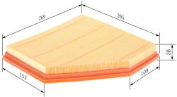 Bosch Vzduchový filter BOSCH F 026 400 270 (F 026 400 270)