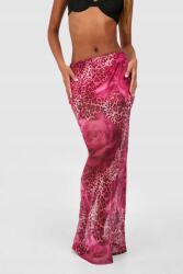 Boohoo rózsaszín maxi hálós szoknya B16 oxp M