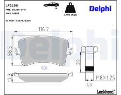 DELPHI Klocki Ham. Audi A4/a5 07- (lp2106)