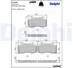 DELPHI Klocki Ham. Fiat 124 Spider 16- (lp3388)