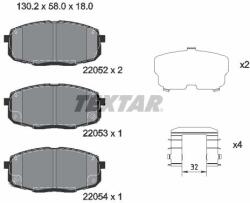 TEXTAR Sada brzdových platničiek kotúčovej brzdy TEXTAR 2205203 (2205203)