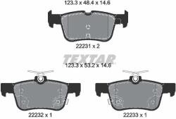 TEXTAR Sada brzdových platničiek kotúčovej brzdy TEXTAR 2223103 (2223103)