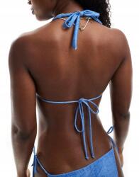 Brave Soul kék kötött bikini felső B03 skp S