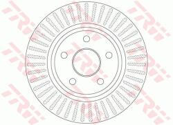 TRW Brzdový kotúč TRW DF6251 (DF6251)