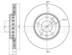 METELLI Brzdový kotúč METELLI 23-0981C (23-0981C)