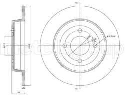 METELLI Brzdový kotúč METELLI 23-1376C (23-1376C)