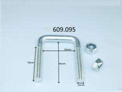 CS Germany Spona listovej pružiny CS Germany 99.609. 095 (99.609.095)