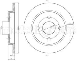 METELLI Brzdový kotúč METELLI 23-0542C (23-0542C)