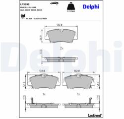 DELPHI Klocki Ham. Hyundai H350 15- Tyl (lp3295)