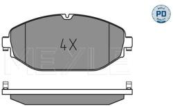MEYLE Sada brzdových platničiek kotúčovej brzdy MEYLE 025 220 7619/PD (025 220 7619/PD)