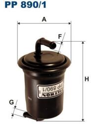 FILTRON Palivový filter FILTRON PP 890/1 (PP 890/1)