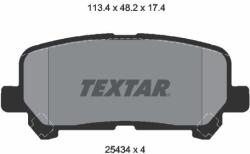 TEXTAR Sada brzdových platničiek kotúčovej brzdy TEXTAR 2543403 (2543403)