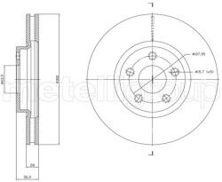 CIFAM Brzdový kotúč CIFAM 800-1834C (800-1834C)