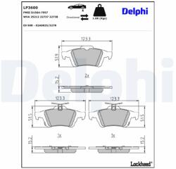 DELPHI Klocki Ham. Tyl (lp3600)