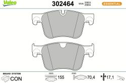 VALEO Sada brzdových platničiek kotúčovej brzdy VALEO 302464 (302464)