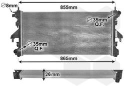 VAN WEZEL Chladič motora VAN WEZEL 40002309 (40002309)