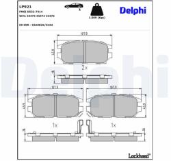 DELPHI Klocki Ham. Tyl (lp921)