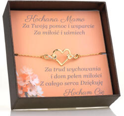 Infinity Ezüst karkötő aranyozott női anyának