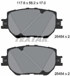 TEXTAR Sada brzdových platničiek kotúčovej brzdy TEXTAR 2645401 (2645401)