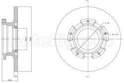 METELLI Brzdový kotúč METELLI 23-1753C (23-1753C)
