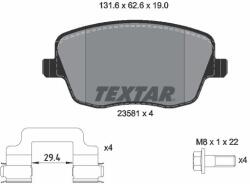 TEXTAR Sada brzdových platničiek kotúčovej brzdy TEXTAR 2358101 (2358101)
