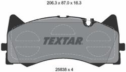 TEXTAR Sada brzdových platničiek kotúčovej brzdy TEXTAR 2583801 (2583801)