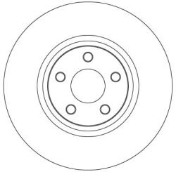 TRW Brzdový kotúč TRW DF6998S (DF6998S)