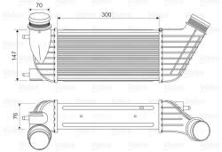 VALEO Chladič plniaceho vzduchu VALEO 818651 (818651)