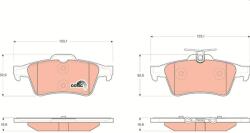 TRW Sada brzdových platničiek kotúčovej brzdy TRW GDB1621 (GDB1621)