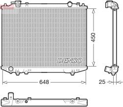 DENSO Chladič motora DENSO DRM10117 (DRM10117)