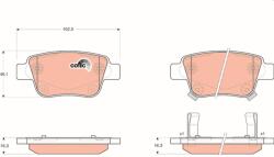 TRW Sada brzdových platničiek kotúčovej brzdy TRW GDB3337 (GDB3337)